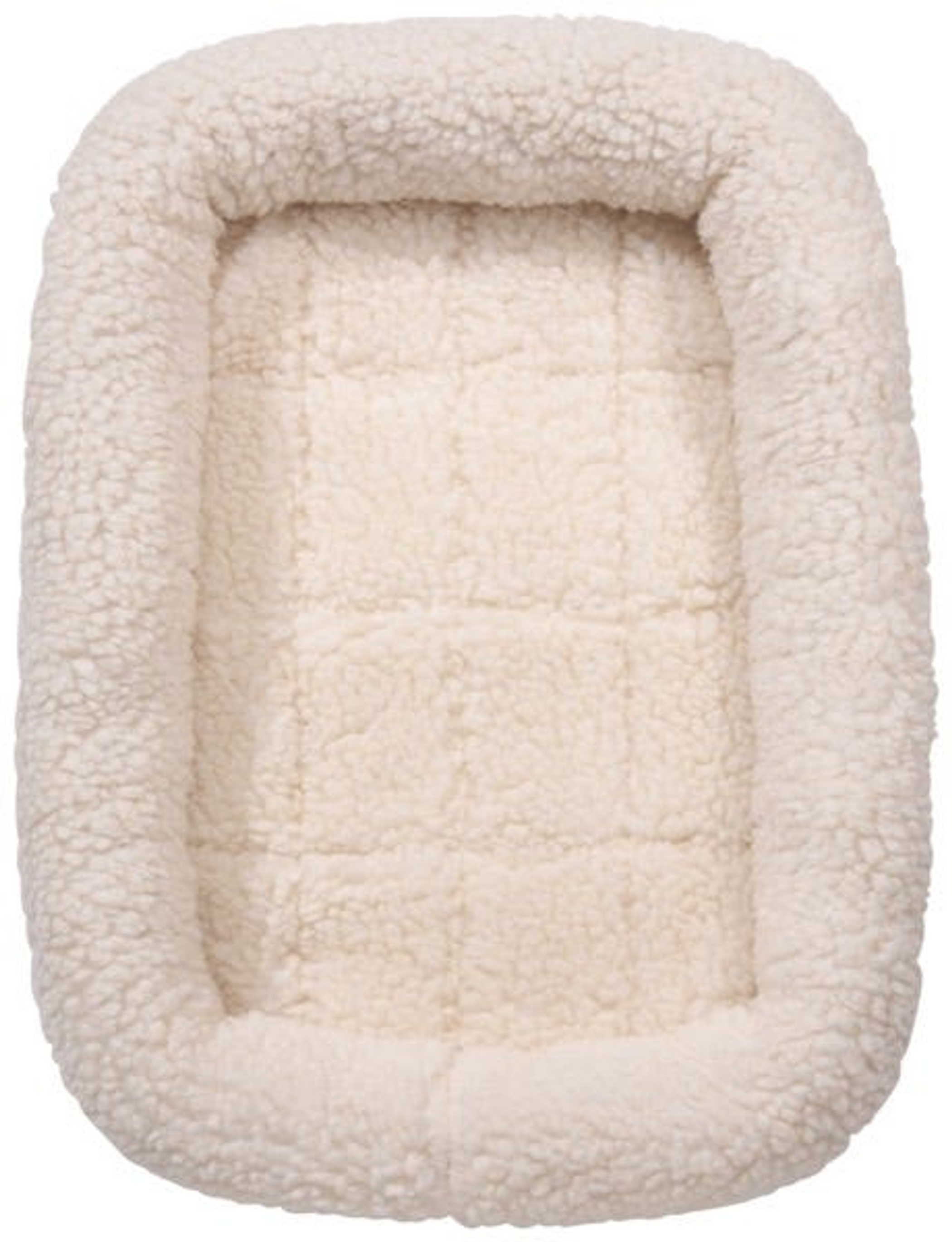 Pet Edge SP Sherpa Crate Bed - Extra Large Soft Pet Comfort Mat