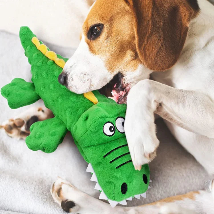 SqueakyPlush | Crocodile Dog Toy