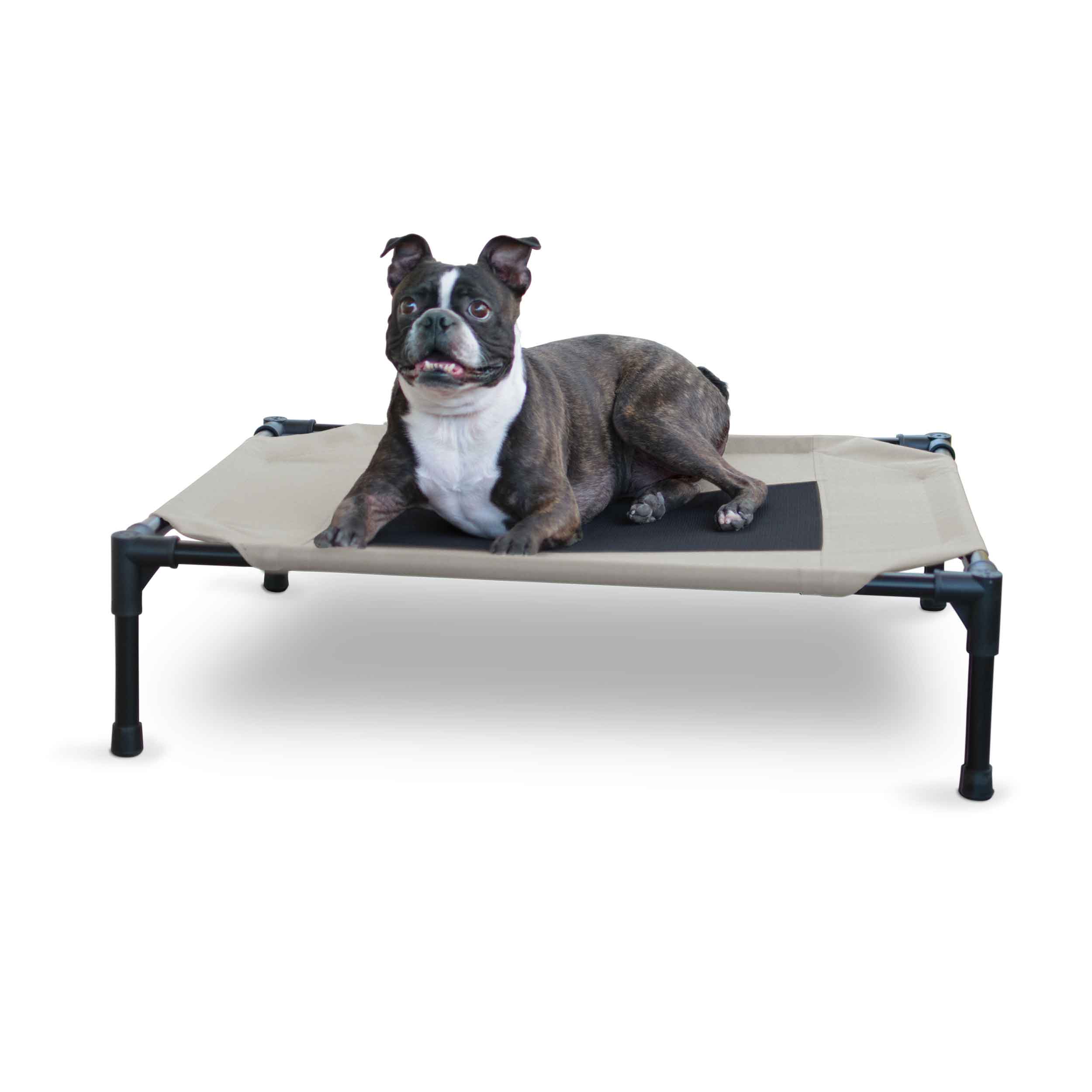 K&H Pet Products Original Elevated Dog Bed – Medium Mesh Pet Cot, Taupe