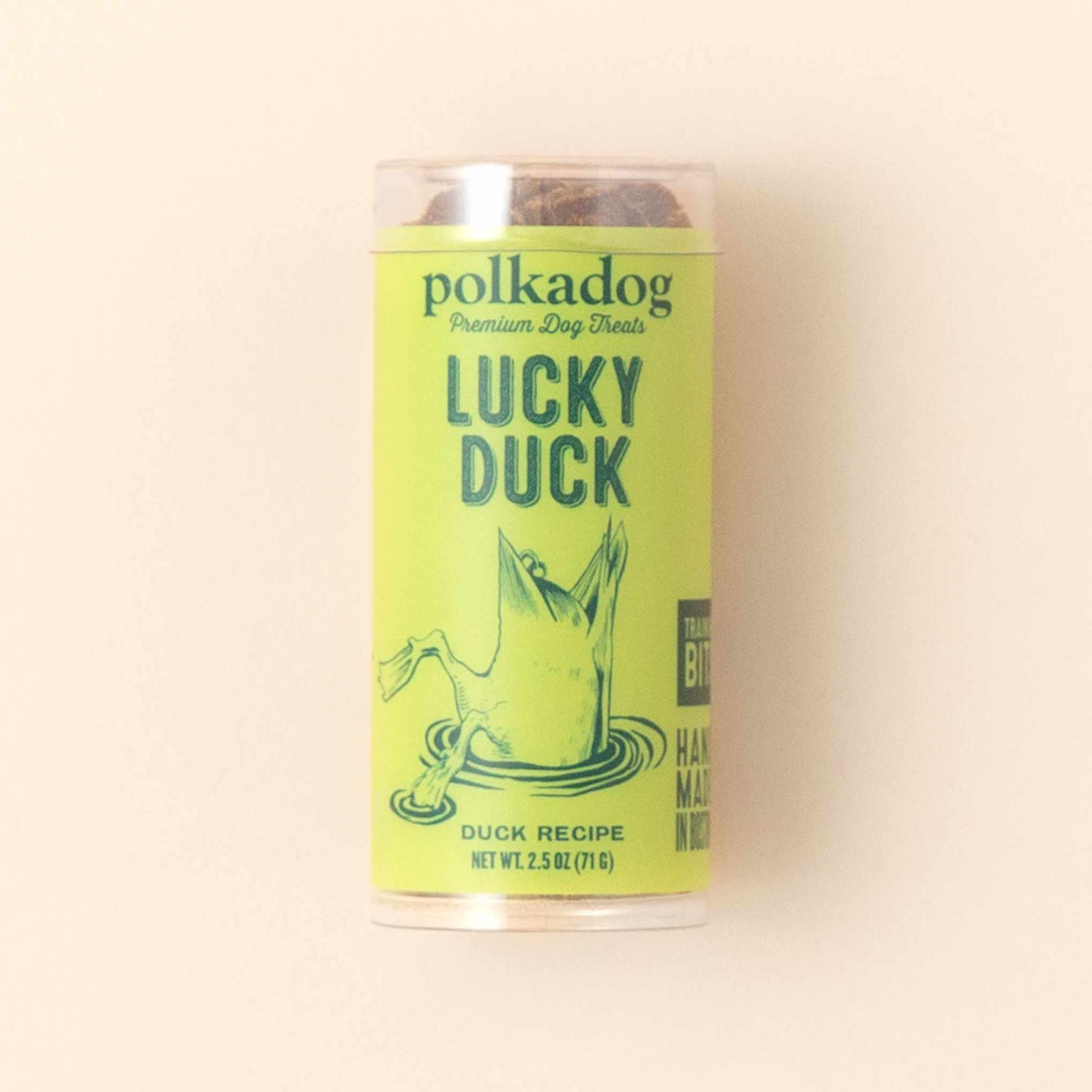 Polkadog Lucky Duck Grain-Free Training Bits Dog & Cat Treats, 2.5oz