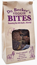 Dr. Becker's Bites Veggie Dog & Cat Treats | Low Protein Pet Snacks, 5 oz