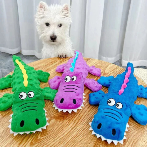 SqueakyPlush | Crocodile Dog Toy