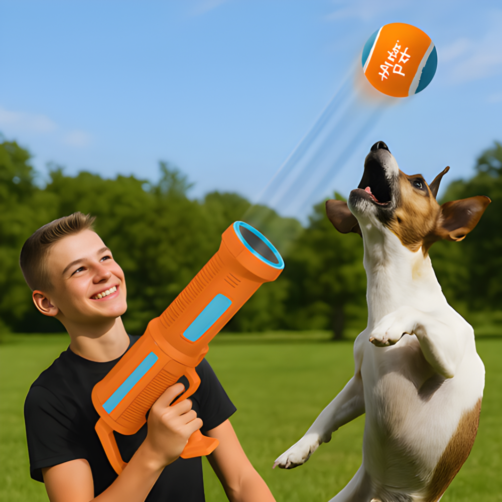 AeroFetch │ Long Range Tennis Ball Launcher