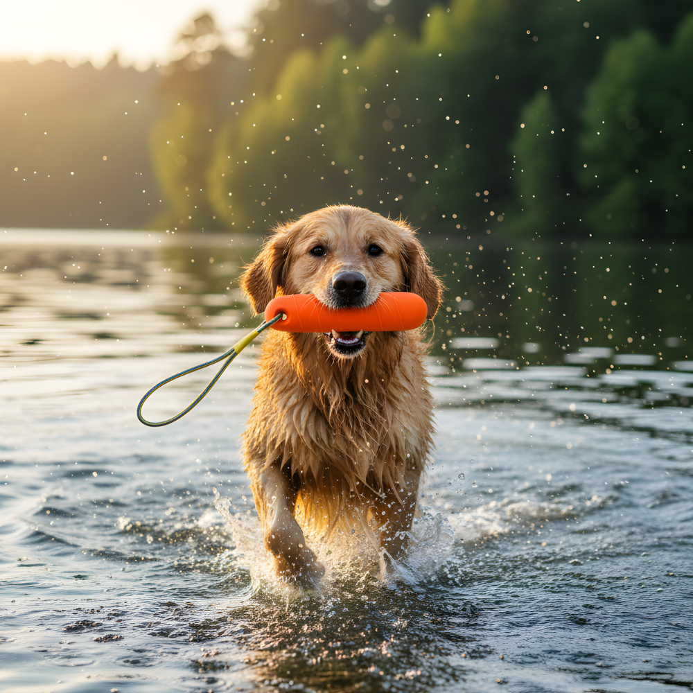 AquaTug │ Floating Water Dog Training Toy