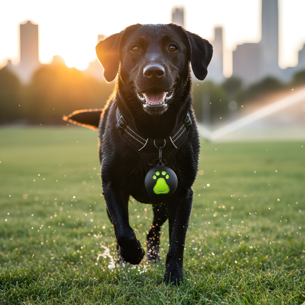 BallBuddy │ Clip On Tennis Ball Holder for Dogs