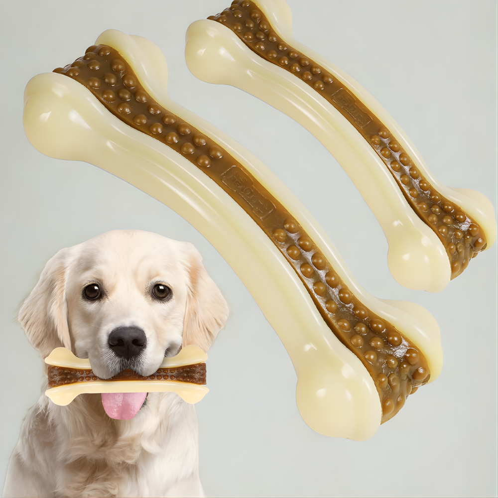 BeefBone │ Indestructible Nylon Chew Stick for Dogs