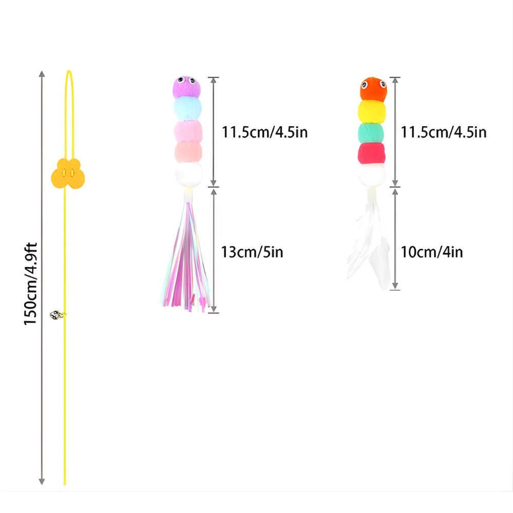 BounceCharm │ Hanging Cat Bungee Toy Set