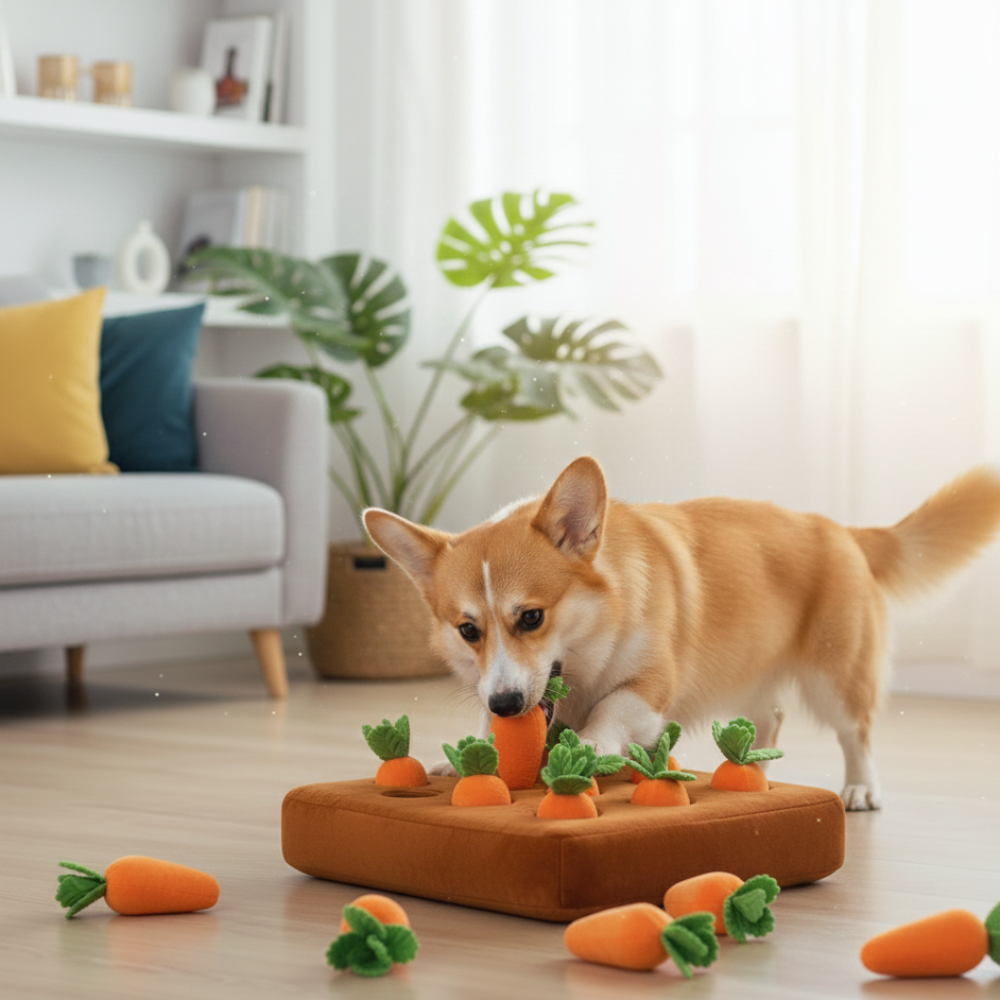 CarrotGarden | Interactive Dog Snuffle Toy