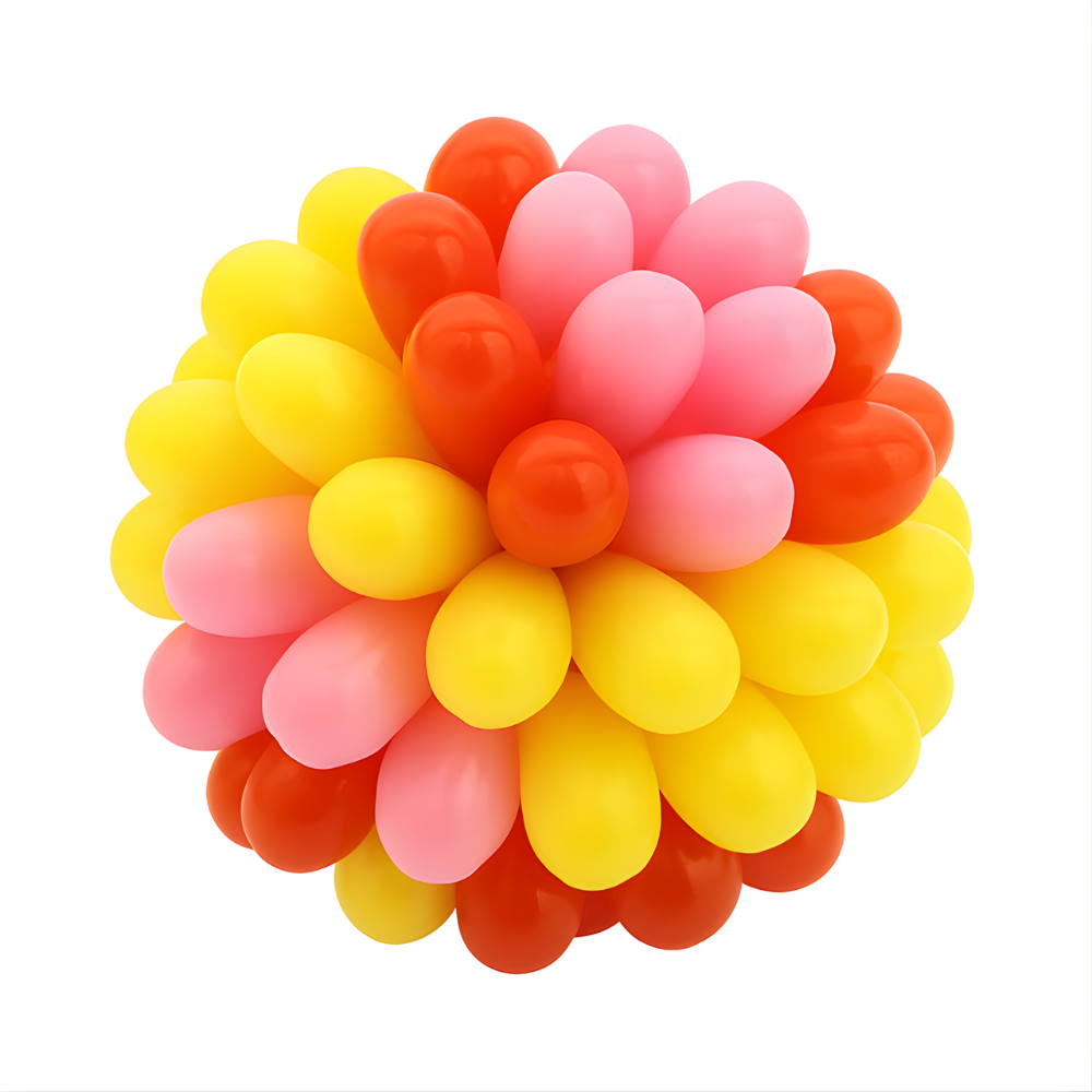ChewBloom │ Textured Rubber Dog Chew Ball