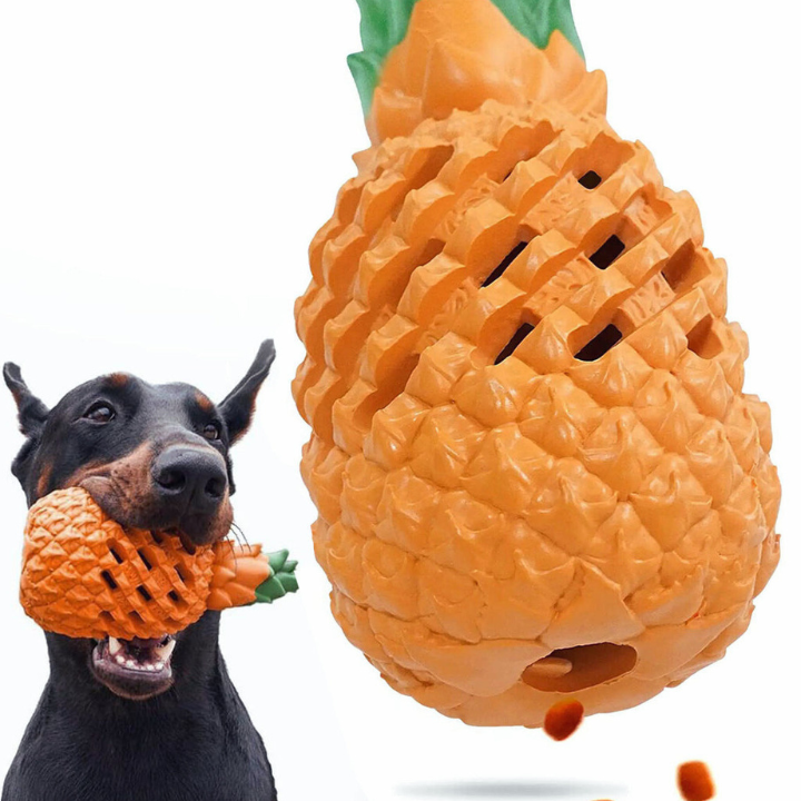 ChewCore │ Pineapple Treat Dispensing Dog Chew Toy