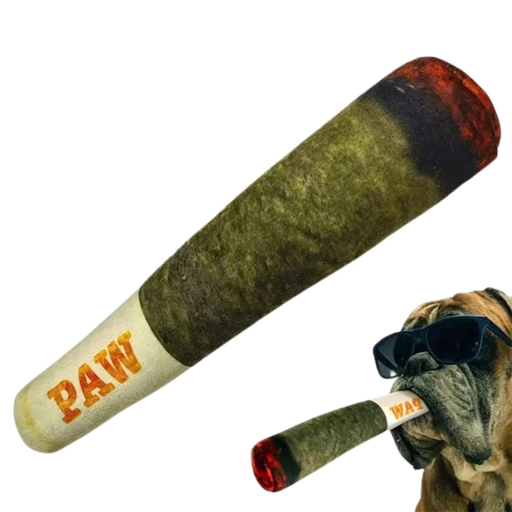 CigarPlay | Plush Squeaky Dog Toy
