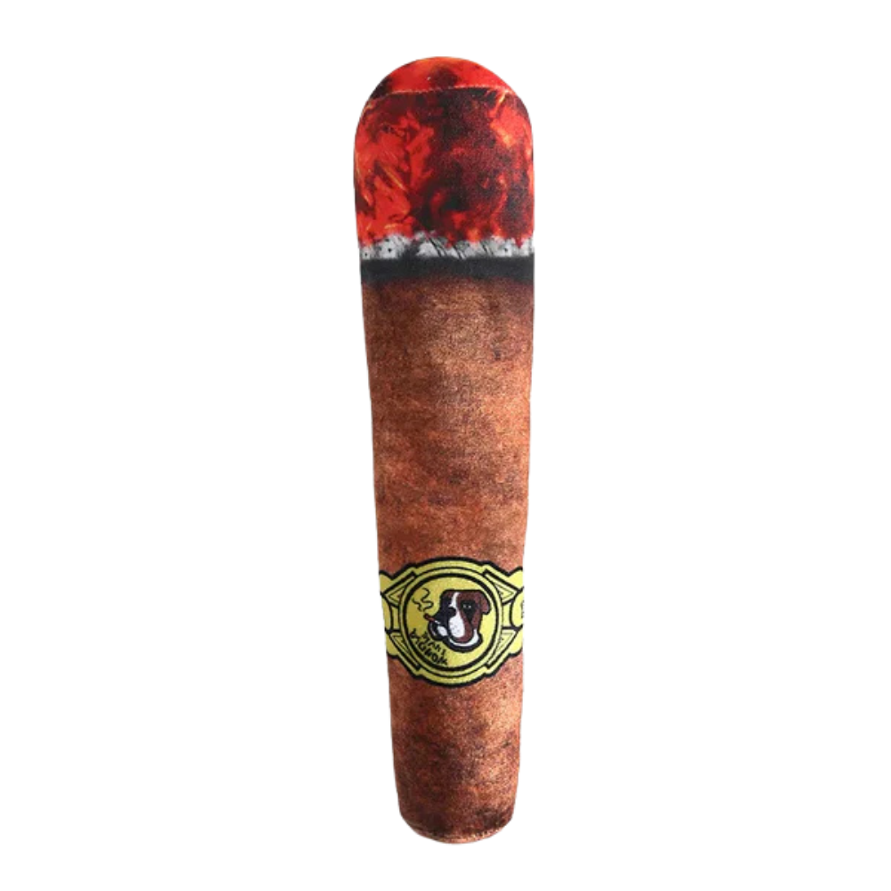 CigarPlay | Plush Squeaky Dog Toy