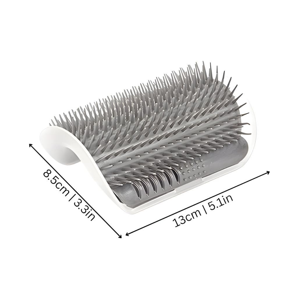 CornerGlow │ Wall Mounted Self Grooming Cat Brush (2-Pack)