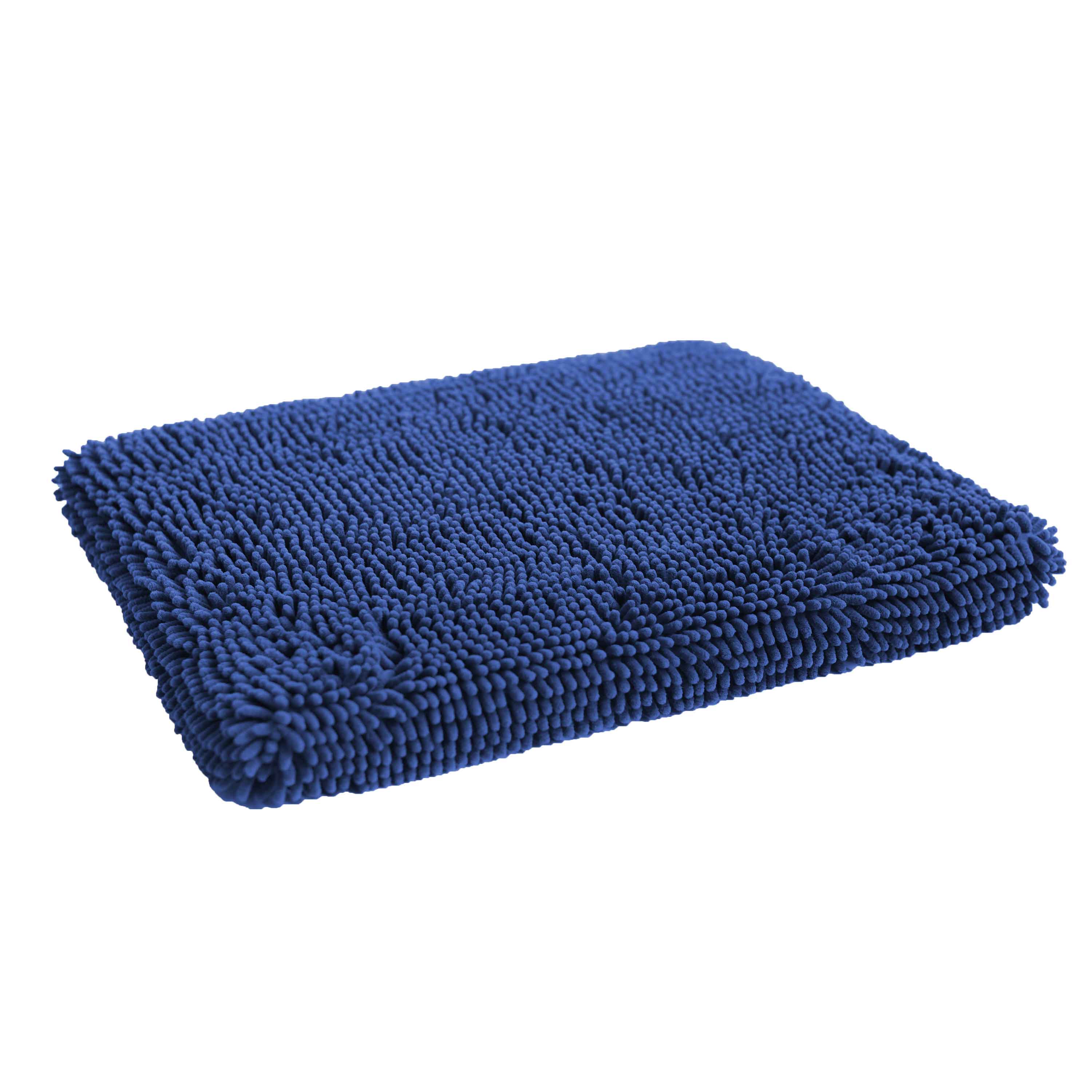DGS Pet Products Dirty Dog Microfiber Cushion Pad | Large Bermuda Blue