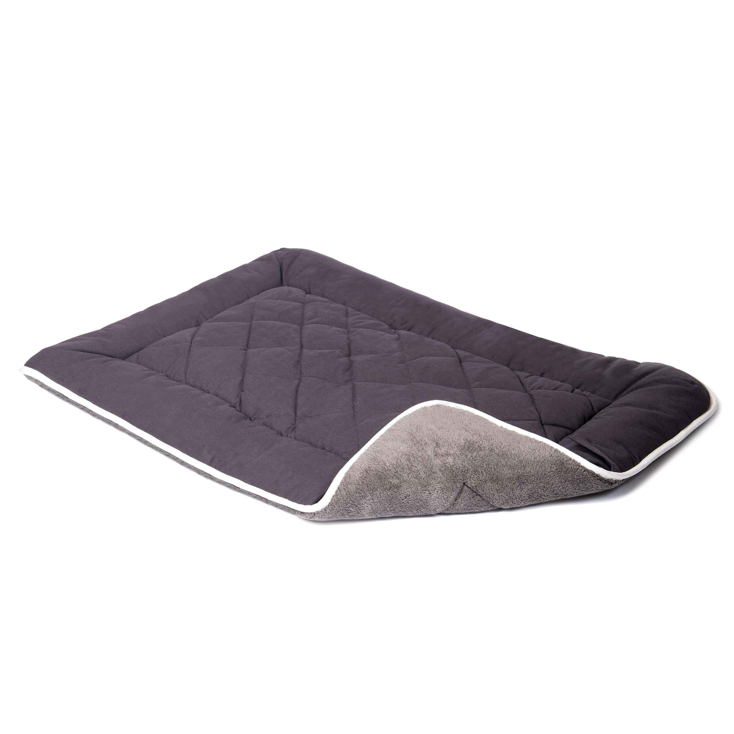 DGS Pet Products Cotton Canvas Sleeper Cushion - Pebble Grey, 21x30