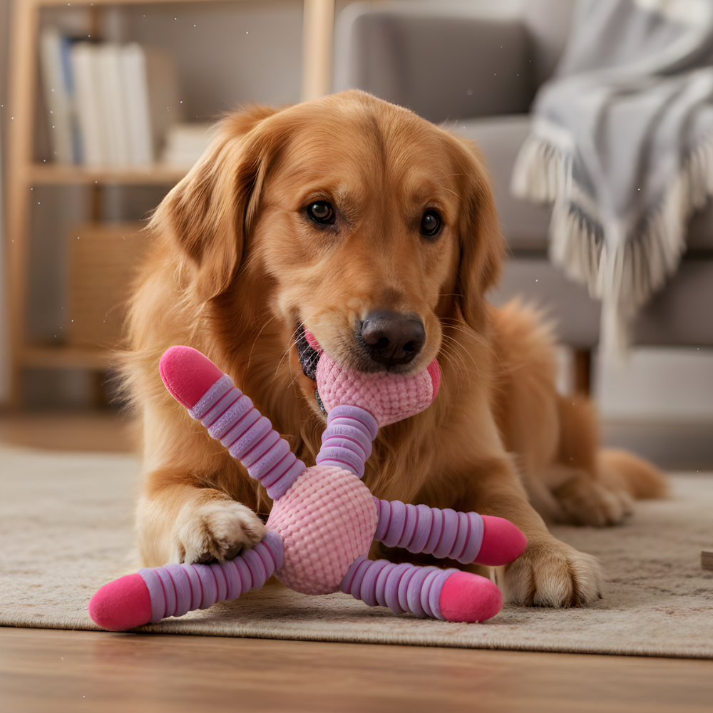 FlexiTrunk │ Stretchable Dog Tug Toy