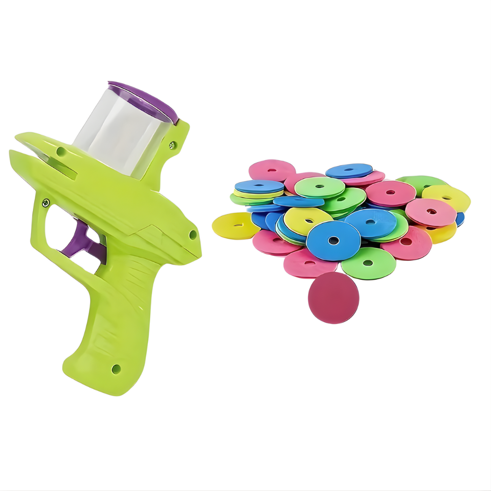 FlyDisc │ High Flying Foam Disc Launcher for Cats