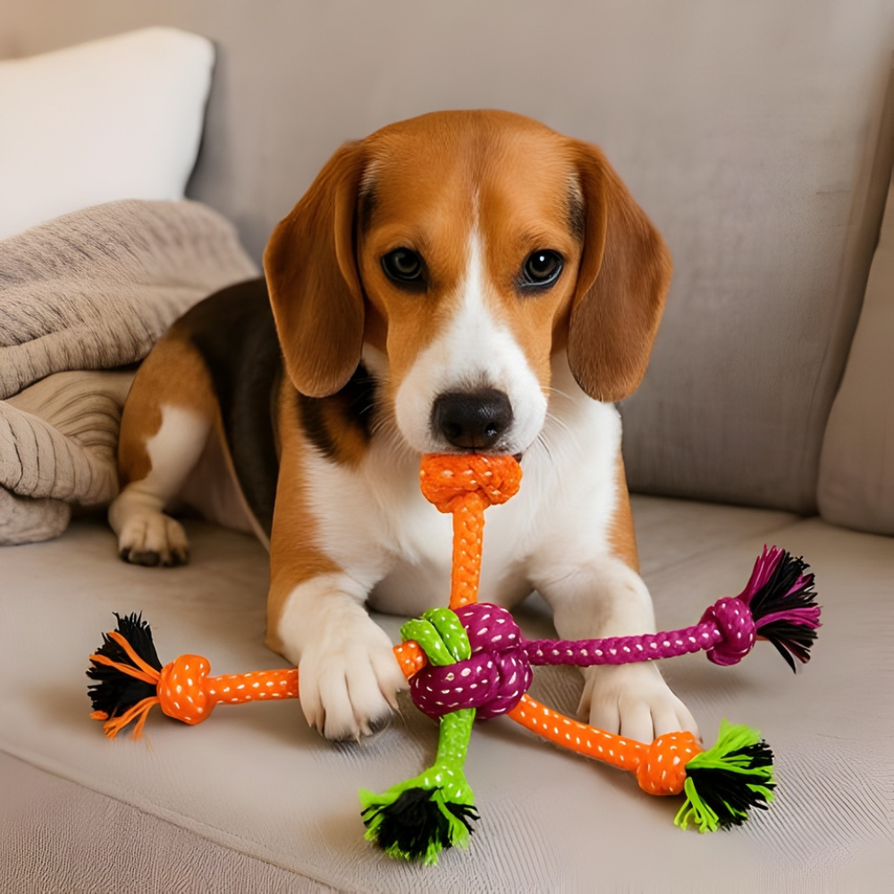 TugJoy │ Multi Leg Cotton Rope Chew Toy