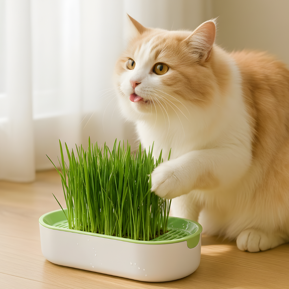 NatureNibble │ Indoor Cat Grass Growing Tray