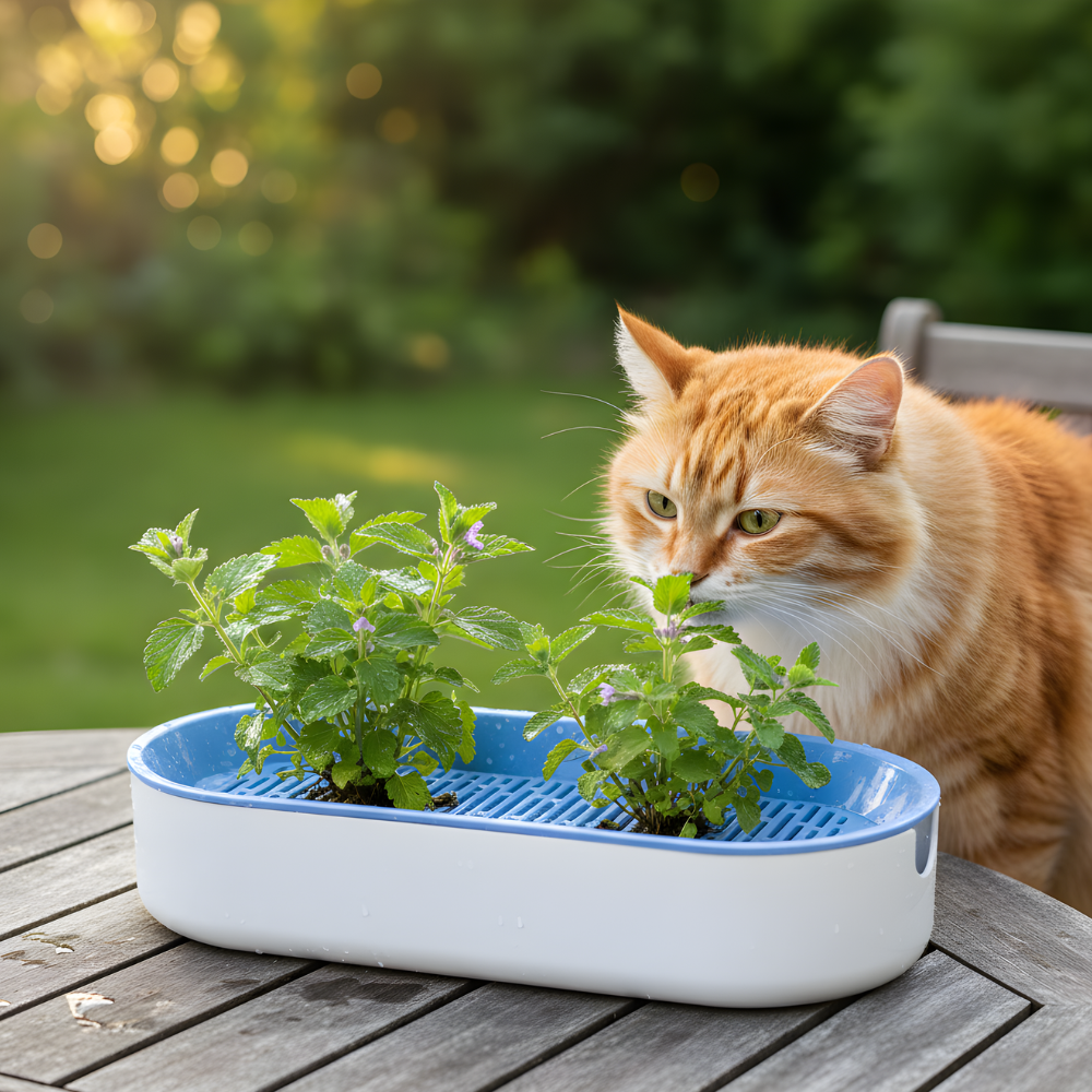 NatureNibble │ Indoor Cat Grass Growing Tray