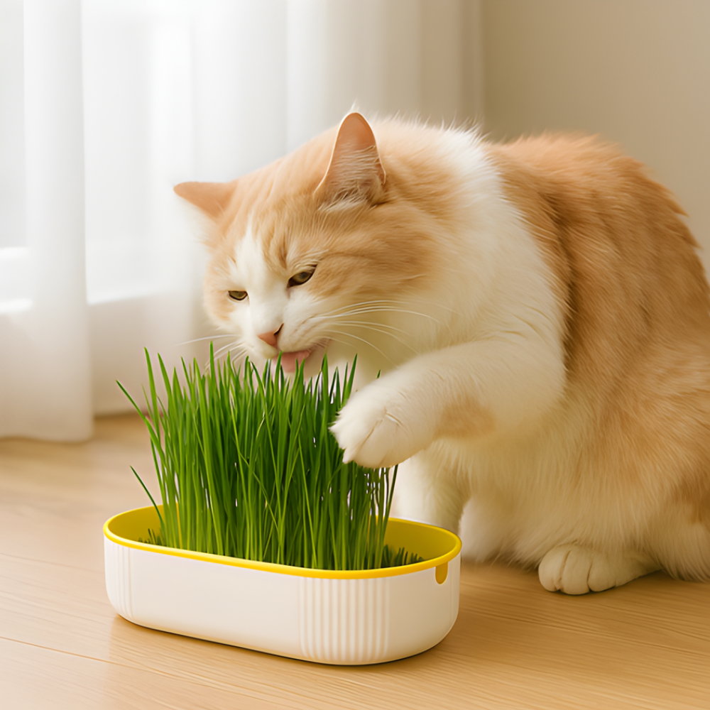 NatureNibble │ Indoor Cat Grass Growing Tray