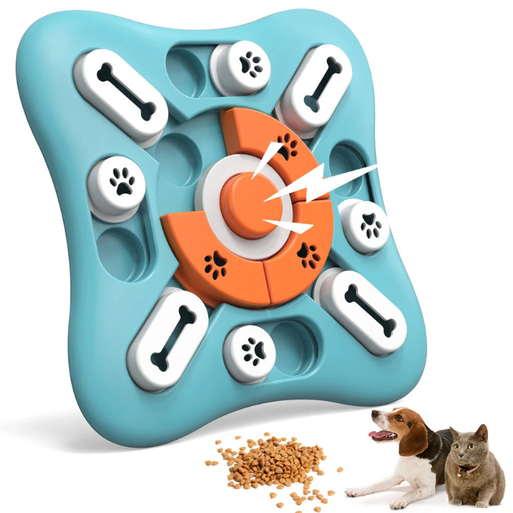 PawLogic │ Interactive Dog Puzzle Toy with Treat Compartments