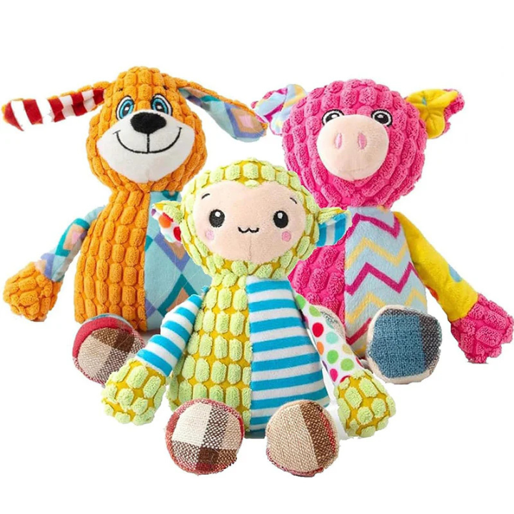 PlushForge │ Indestructible Squeaky Dog Toy