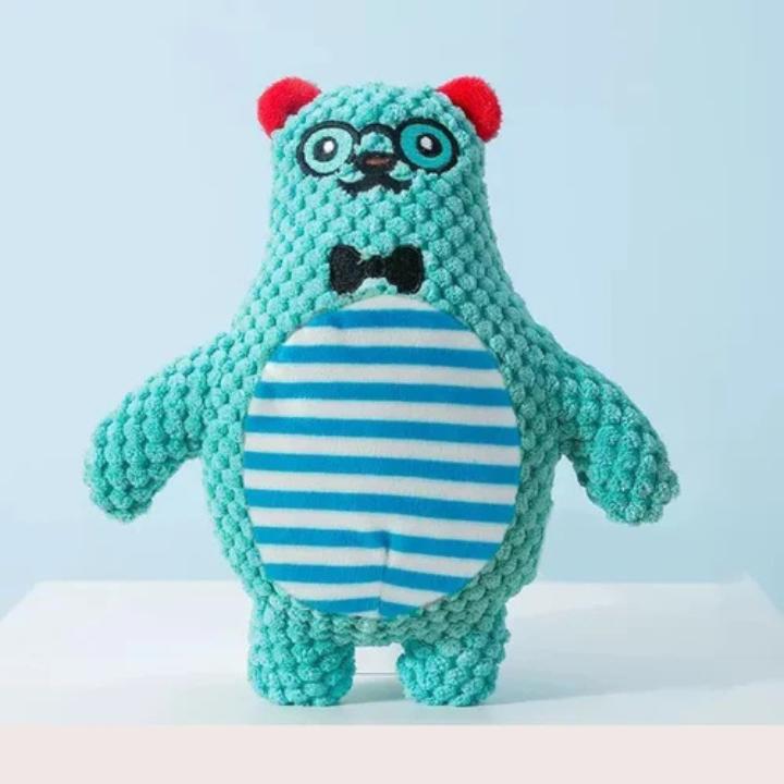 PlushForge │ Indestructible Squeaky Dog Toy