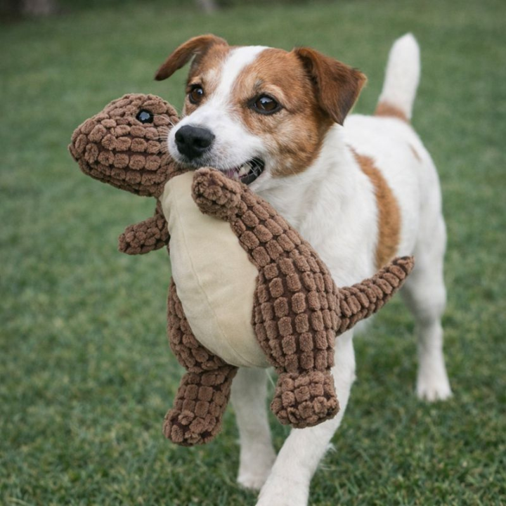 DinoClad │ Indestructible Plush Dino Dog Toy