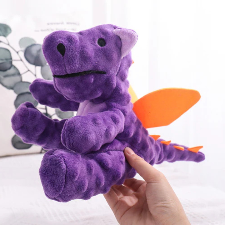 DinoClad │ Indestructible Plush Dino Dog Toy