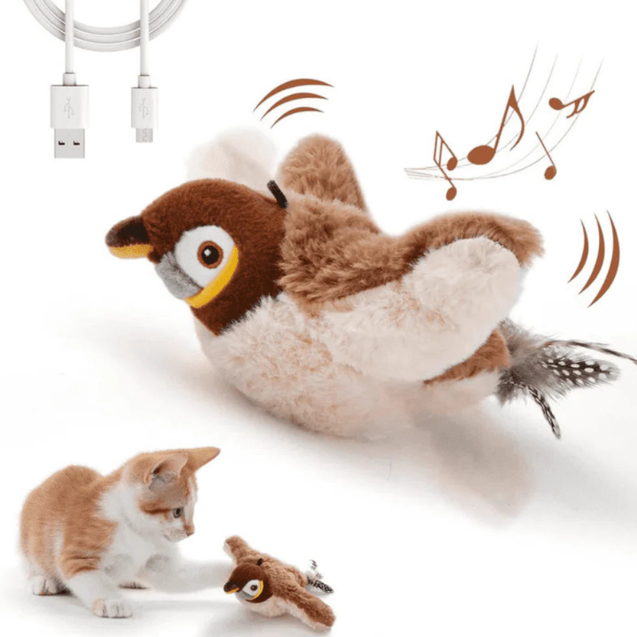 SkyChase │ Flying Bird Cat Toy