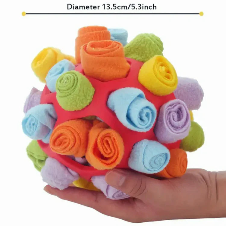 Sniffora | Snuffle Treat Hiding Enrichment Dog Ball