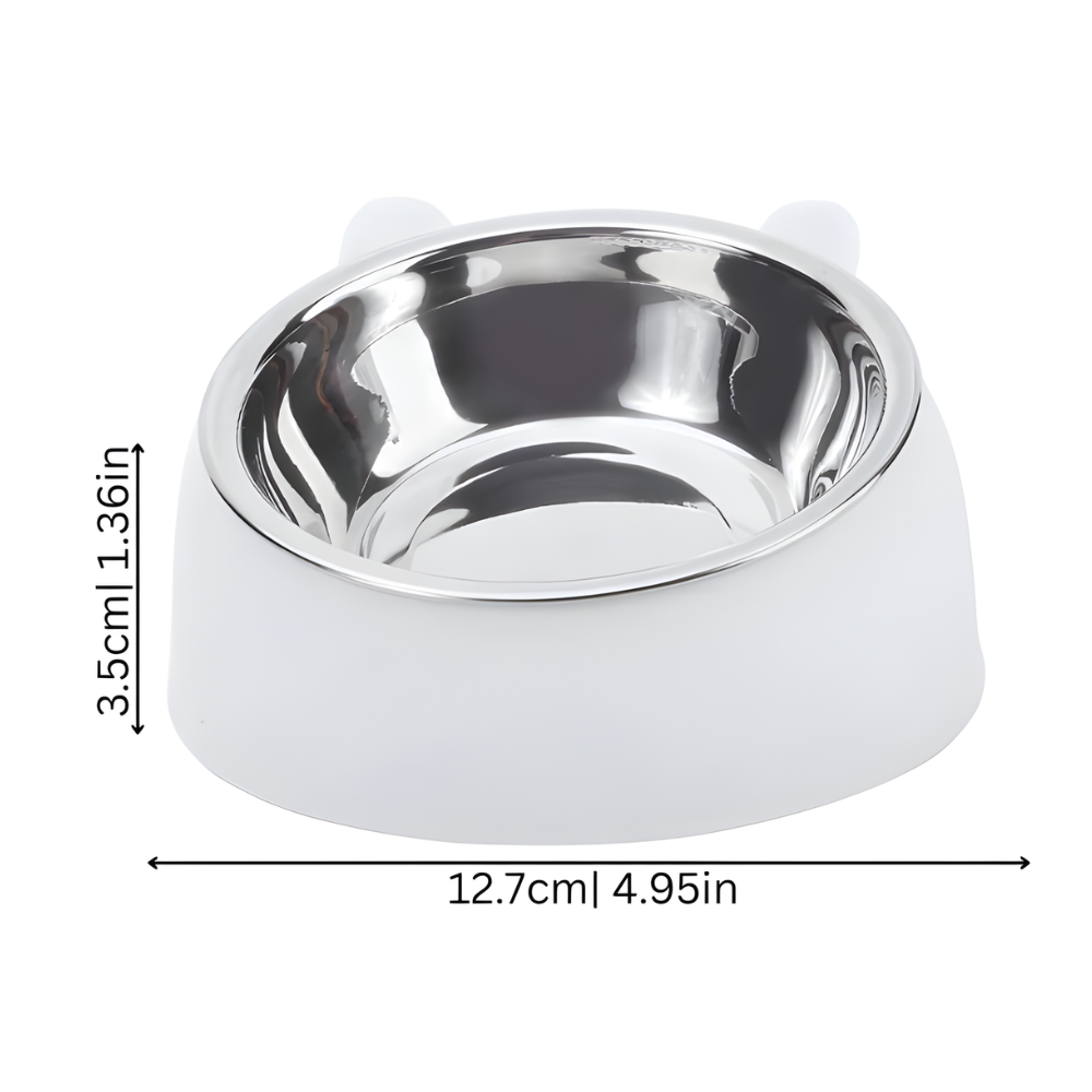 TiltBowl │ Stainless Steel Cat Feeding Bowl