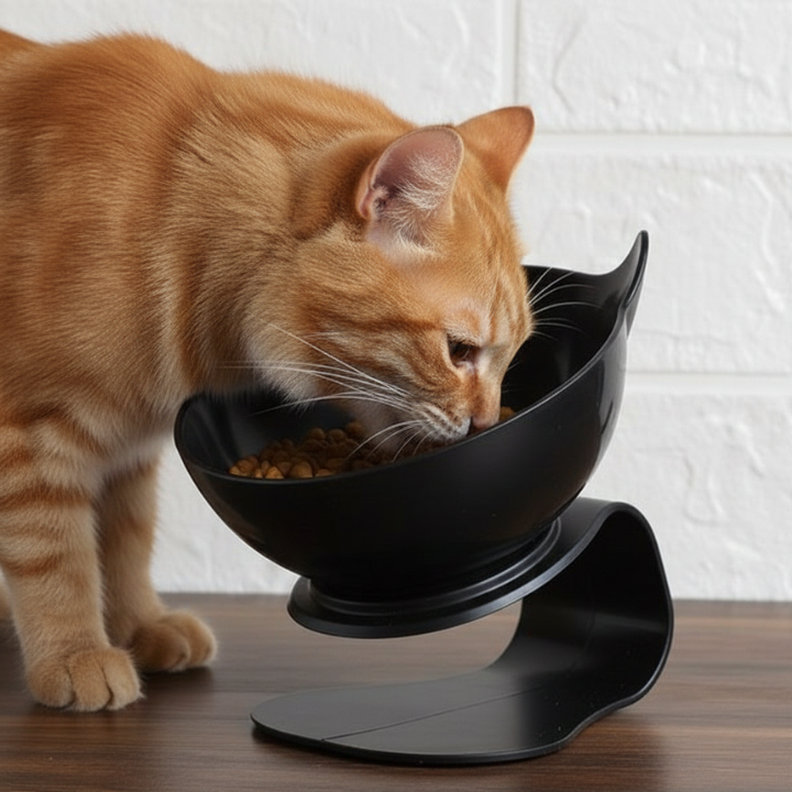 TiltFeed │ Raised Cat Feeding Bowl