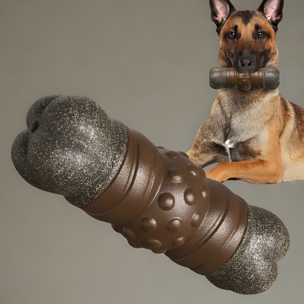 TitanBone │ Ultra Tough Squeaky Dog Bone Toy