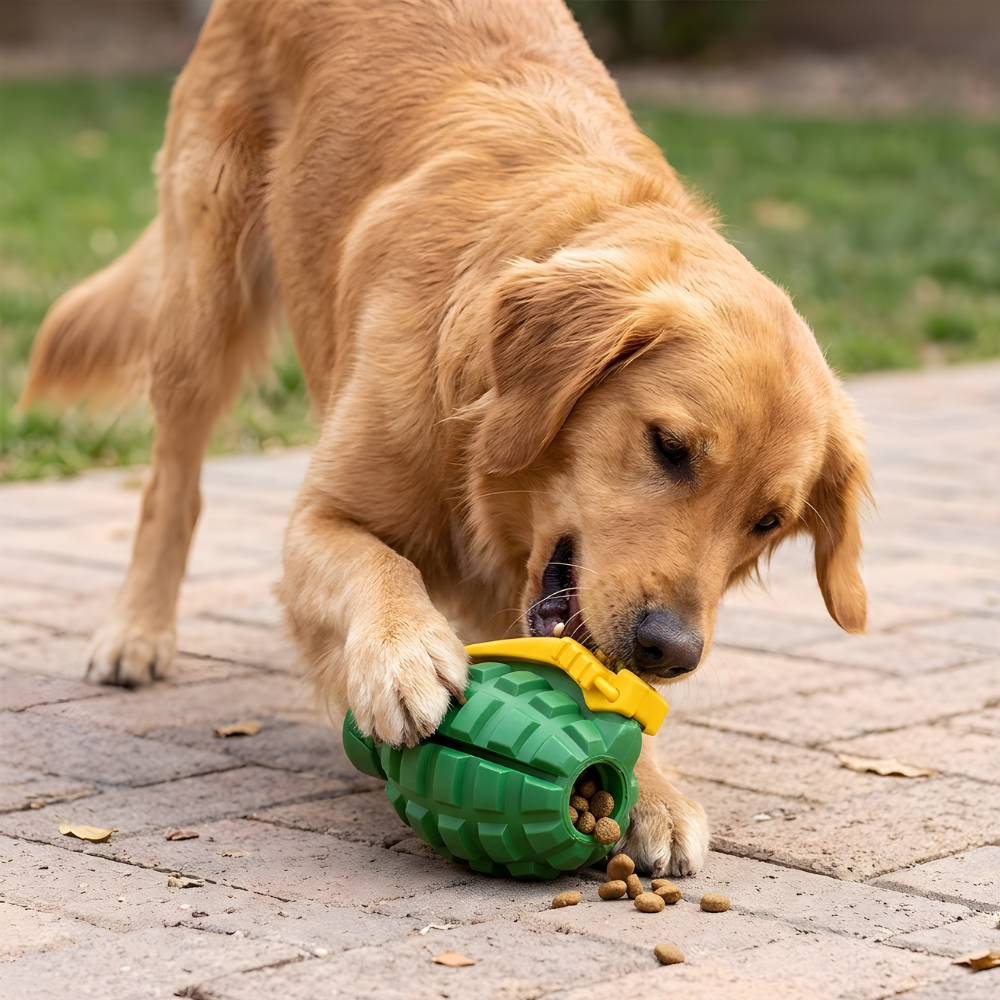 TreatBurst │ Treat Dispensing Dog Chew Toy