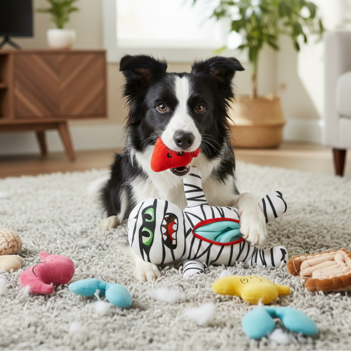 ZombiePaws │ Plush Dog Toy with Squeakers