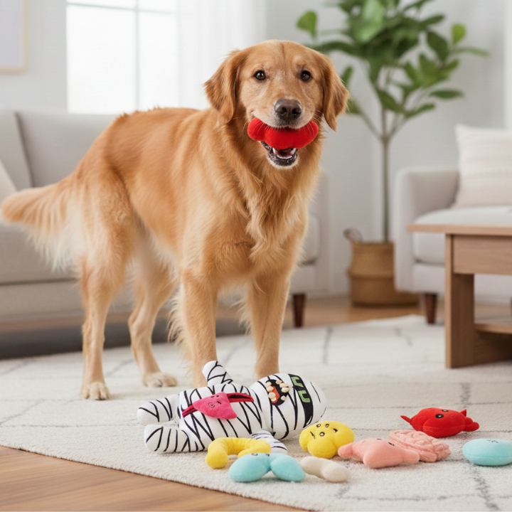 ZombiePaws │ Plush Dog Toy with Squeakers