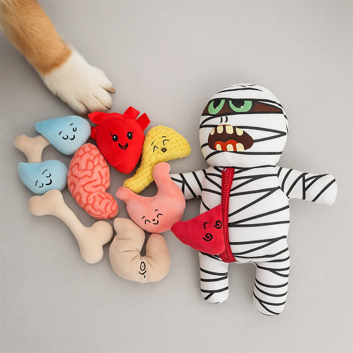 ZombiePaws │ Plush Dog Toy with Squeakers