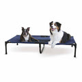 K&H Pet Products Original Elevated Pet Cot | Extra Large Blue Mesh Bed
