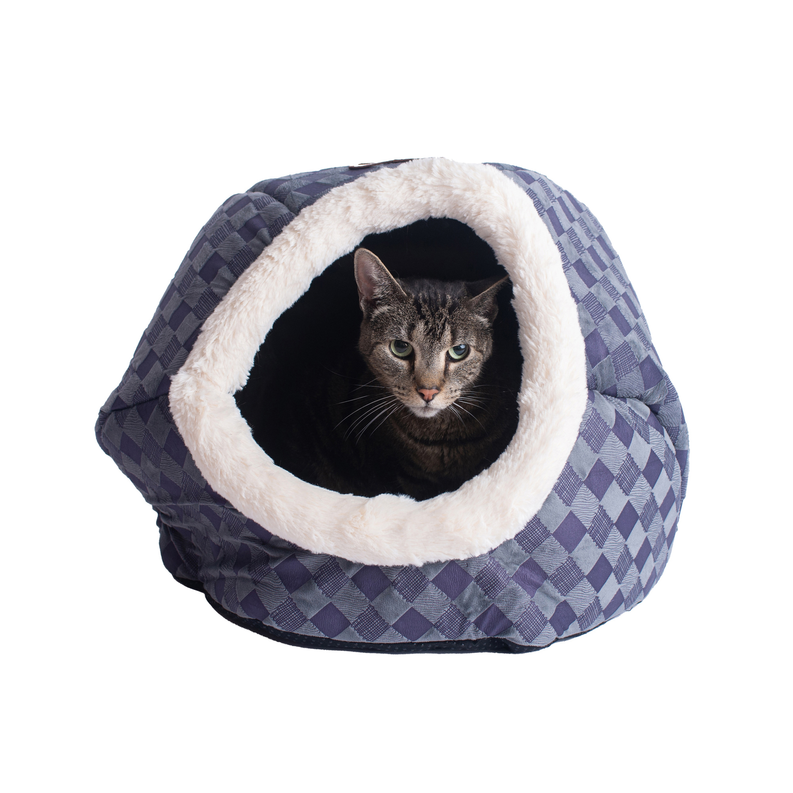 Armarkat Cuddle Cave Cat Bed – Soft Pet Bed for Cats and Small Dogs