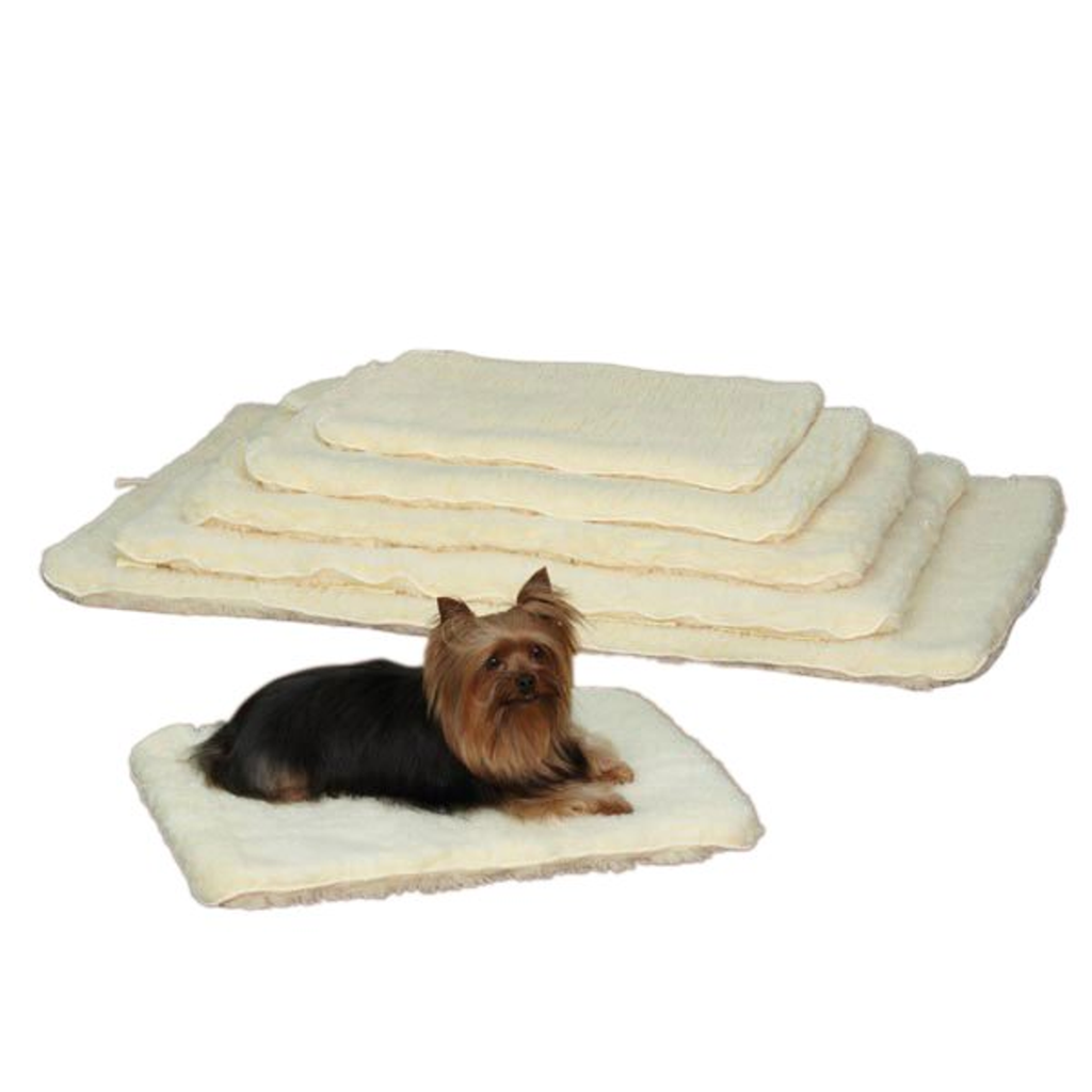 Slumber Pet Double-Sided Sherpa Mat – Natural Soft Dog Bedding
