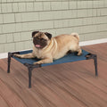 Guardian Gear Elevated Pet Cot – Blue Medium Durable Outdoor Dog Bed
