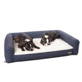 K&H Pet Products Air Sofa Pet Bed – Washable Navy Geo Flower, Medium