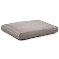 Slumber Pet MegaRuff Chew-Proof Dog Bed – Gray Ripstop Polyester, Medium