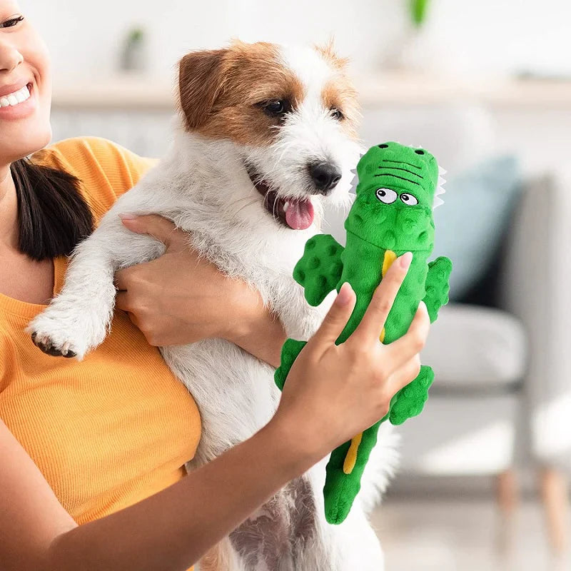 SqueakyPlush | Crocodile Dog Toy